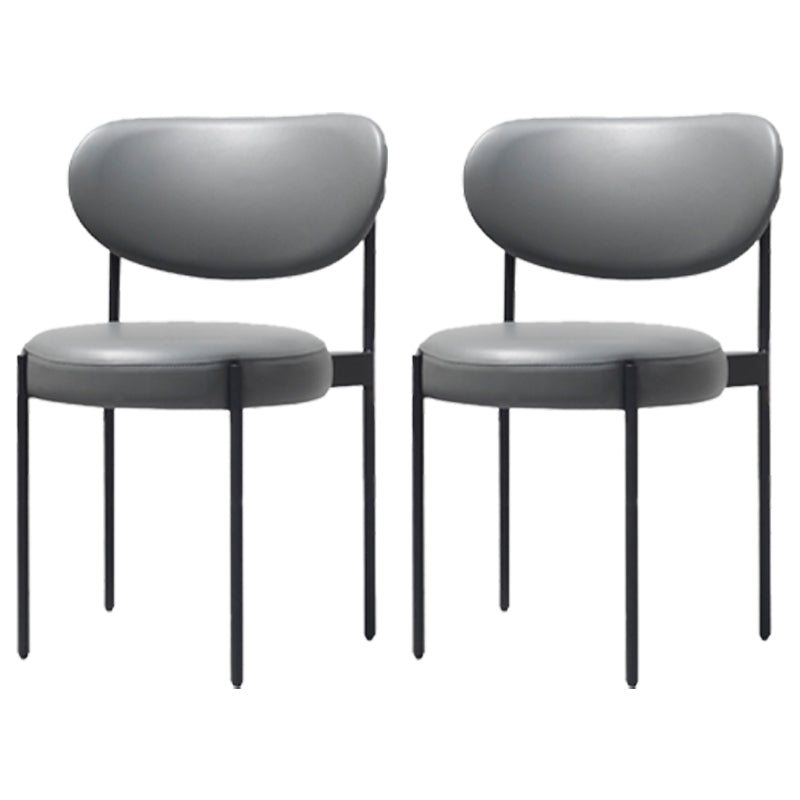 Chaises d'appoint rembourrées de Style scandinave, chaise de salle à manger à dossier ouvert pour la maison