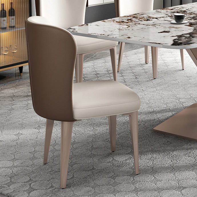 Metall traditioneller Luxus -Rechtecktisch gesinterte Stein Tisch mit Sockelbasis