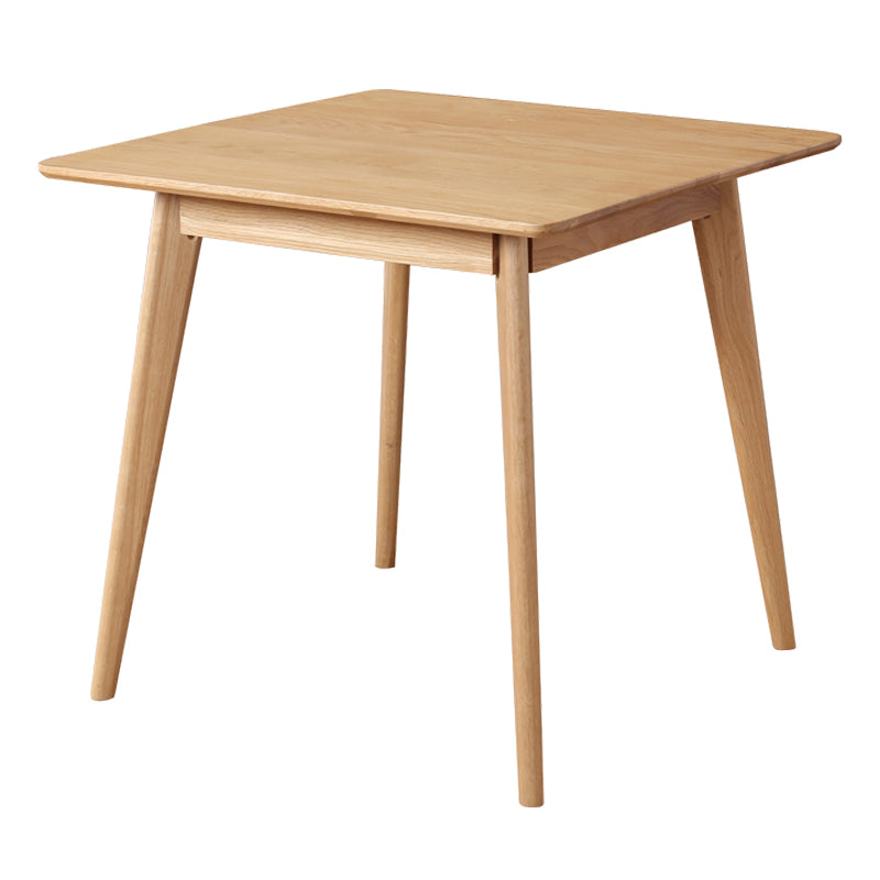 Quadrat 4 Beine Industrielle Esstisch Holz Farbe Fixierter Tisch mit massivem Holz