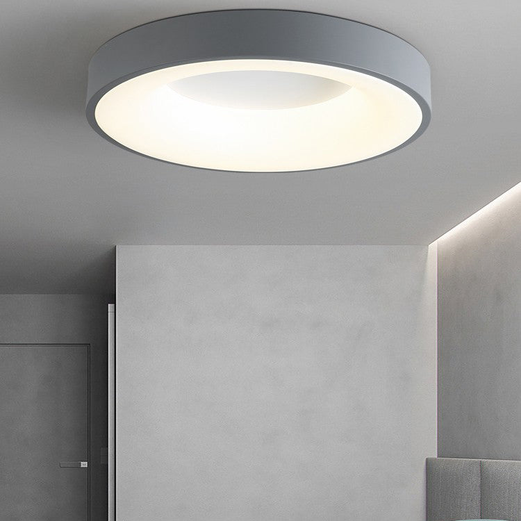 Modern Round LED Ceiling Light Acrylic Shade Flush Mount Light for Living Room