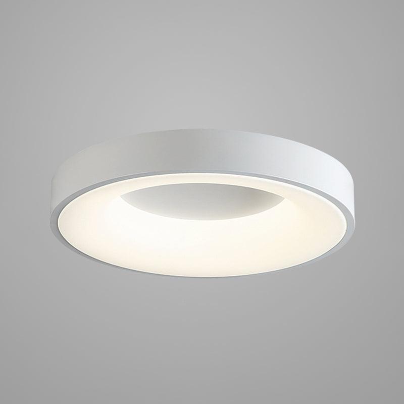 Modern Round LED Ceiling Light Acrylic Shade Flush Mount Light for Living Room