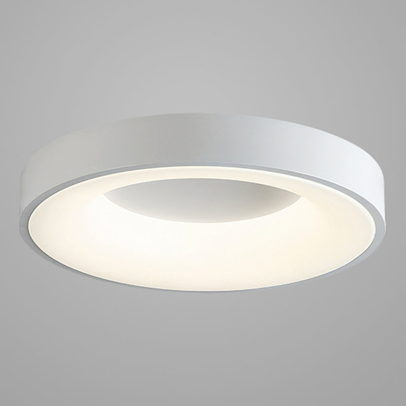 Modern Round LED Ceiling Light Acrylic Shade Flush Mount Light for Living Room