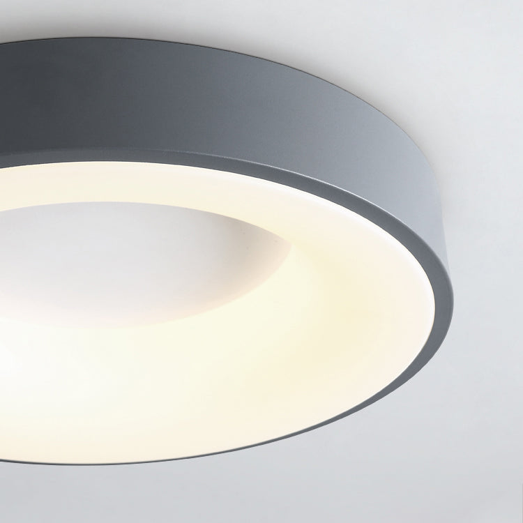 Modern Round LED Ceiling Light Acrylic Shade Flush Mount Light for Living Room