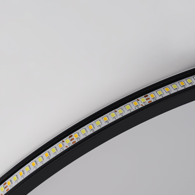 Plafonnier LED moderne et simple de forme ronde, luminaire décoratif d'intérieur, idéal pour une chambre à coucher