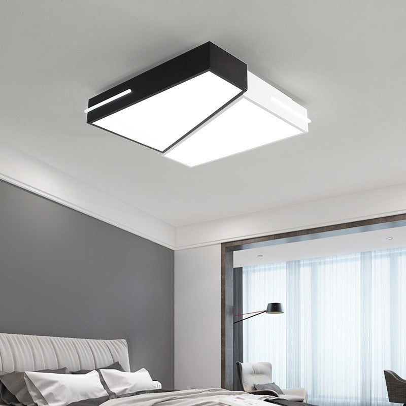 Plafonnier géométrique de style moderne, luminaire de plafond pour chambre à coucher, salon