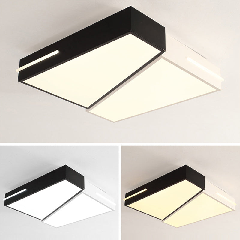 Plafonnier géométrique de style moderne, luminaire de plafond pour chambre à coucher, salon