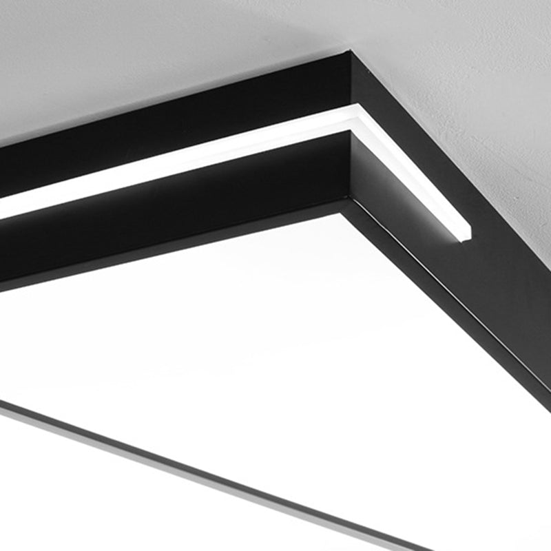 Luz de techo de estilo moderno geométrico, luz de montaje empotrado para sala de estar y dormitorio