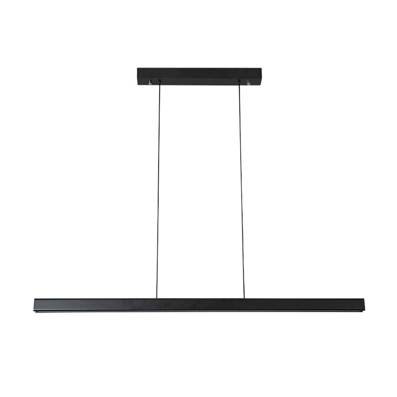 LED Simple Hanging Light Modern Rectangle Pendant Lamp Fixture for Dining Room