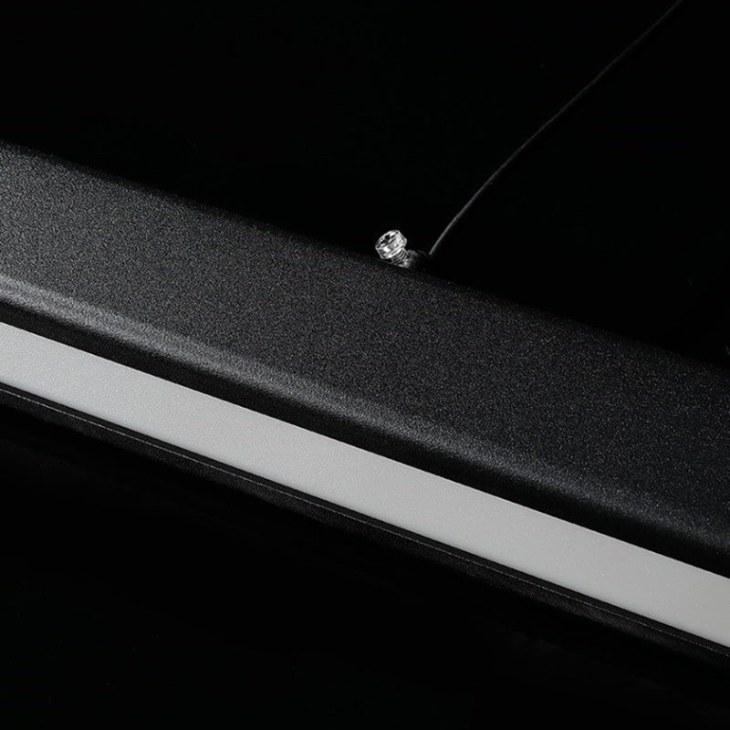 LED Simple Hanging Light Modern Rectangle Pendant Lamp Fixture for Dining Room