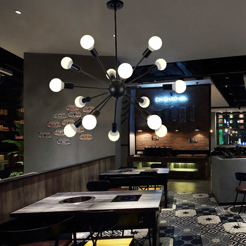 Multi-Head Chandelier Lighting Fixtures Modern Style Sputnik Suspension Light