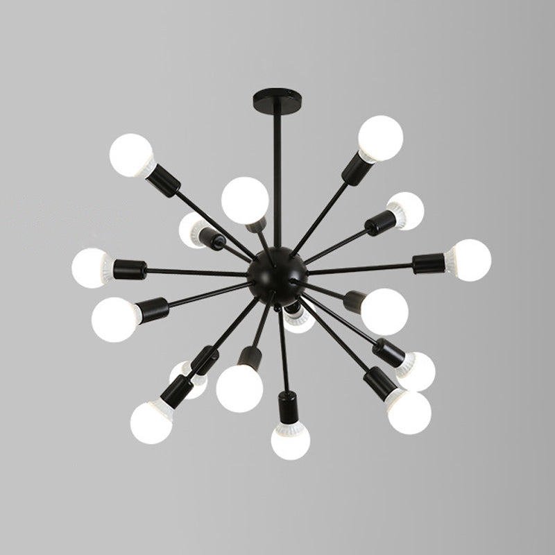 Multi-Head Chandelier Lighting Fixtures Modern Style Sputnik Suspension Light