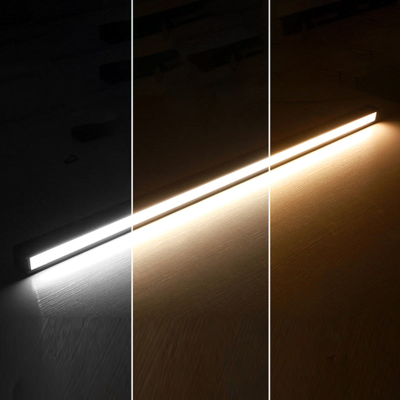 Lámpara de luz de luz simple LED lámpara colgante rectangular moderna para comedor