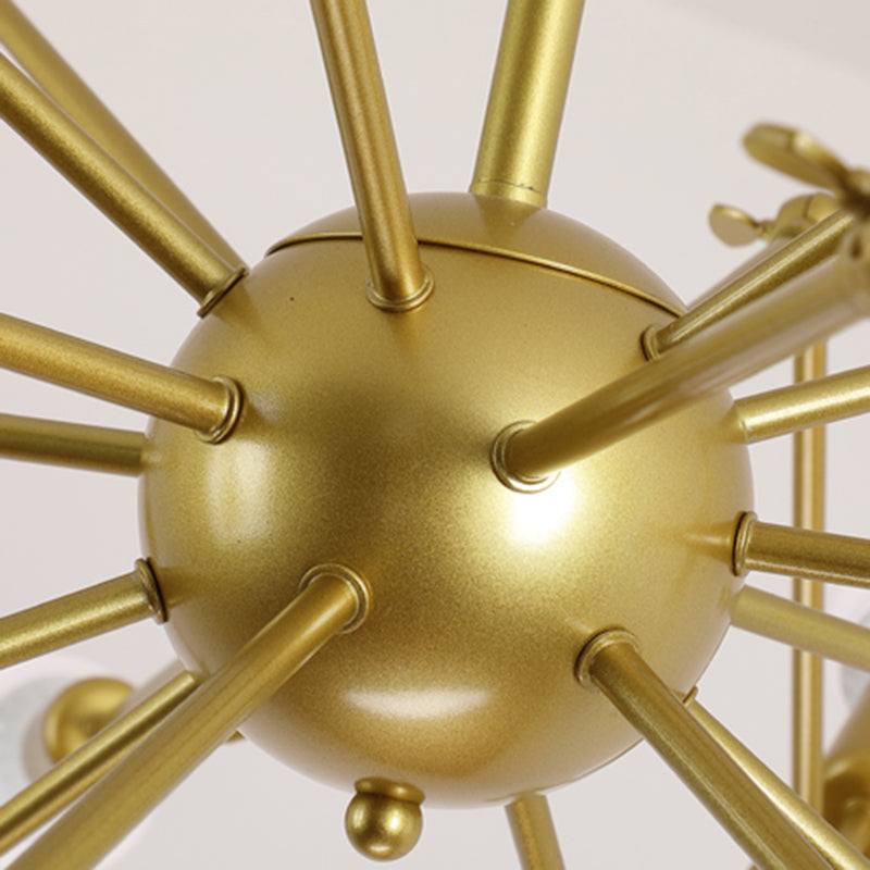 Spider Chandelier Lighting Fixtures Industrial Multi-Head Suspension Light for Living Room