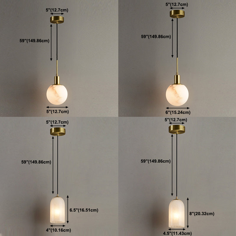Goldsteinhänge -Leuchten zeitgenössischer Suspensionsanhänger für Schlafzimmer