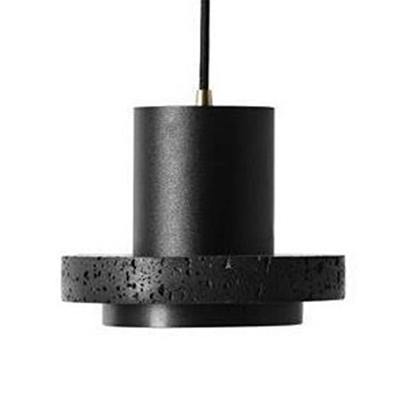 Moderner Stil hängend Licht Steinzylinder Anhänger Licht für das Lernen Esszimmer