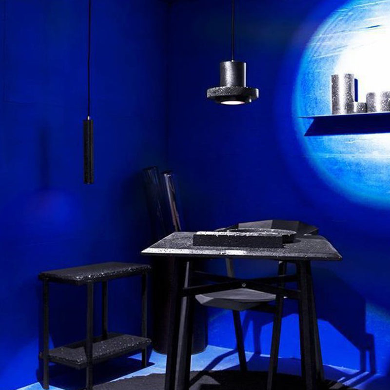 Moderner Stil hängend Licht Steinzylinder Anhänger Licht für das Lernen Esszimmer