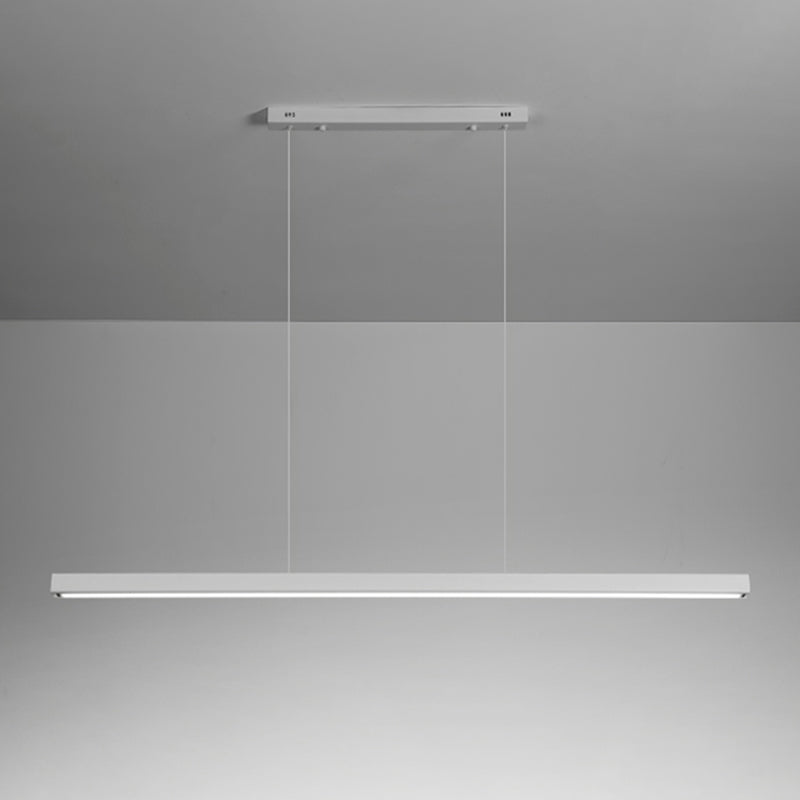 LED Modern eenvoudig hangende lichte rechthoek hanglamp met een hanglamp voor eetkamer