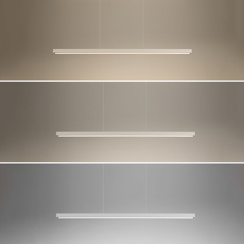 LED Modern eenvoudig hangende lichte rechthoek hanglamp met een hanglamp voor eetkamer
