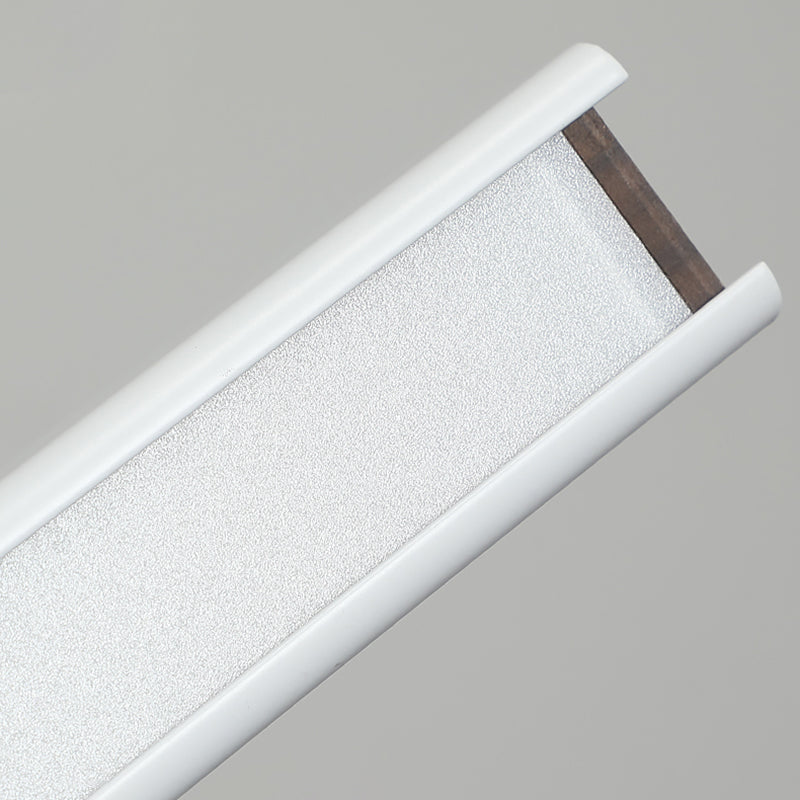 LED moderne einfache hängende Lichtrechteck -Anhängerleuchte für Esszimmer