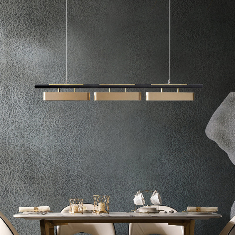 Modern Style LED Stainless Steel Hanging Light Fixture Dining Room Pendant Light