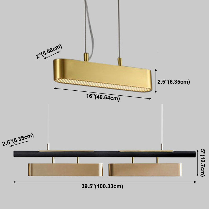 Modern Style LED Stainless Steel Hanging Light Fixture Dining Room Pendant Light