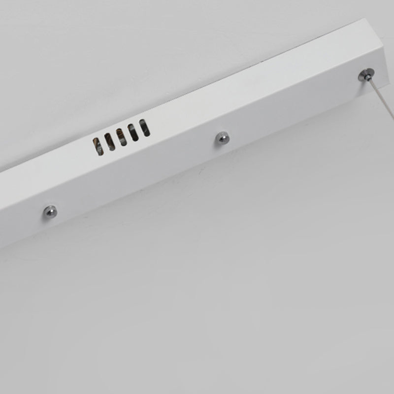 Modern Led Island Licht armatuur rechthoekige vorm hanglampje voor huis eetkamer