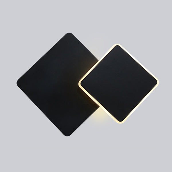 Minimalismus -Stil rotierende Wandleuchte LED -Wandlampe für Schlafzimmer Wohnzimmer