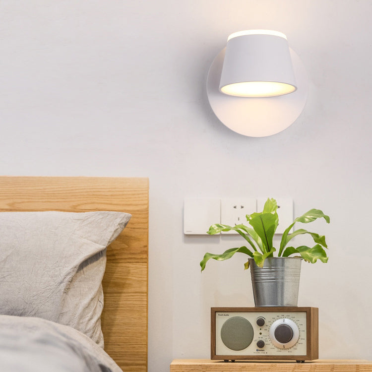 Schlafzimmer einfache LED -Leuchterleuchte rotierbare wandmontierte Beleuchtungskörper