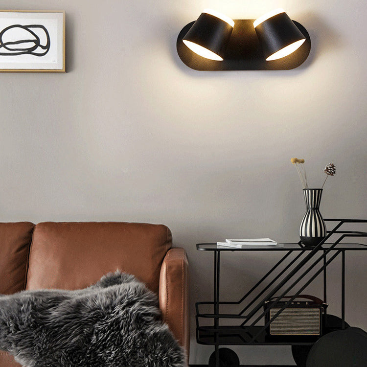 Schlafzimmer einfache LED -Leuchterleuchte rotierbare wandmontierte Beleuchtungskörper