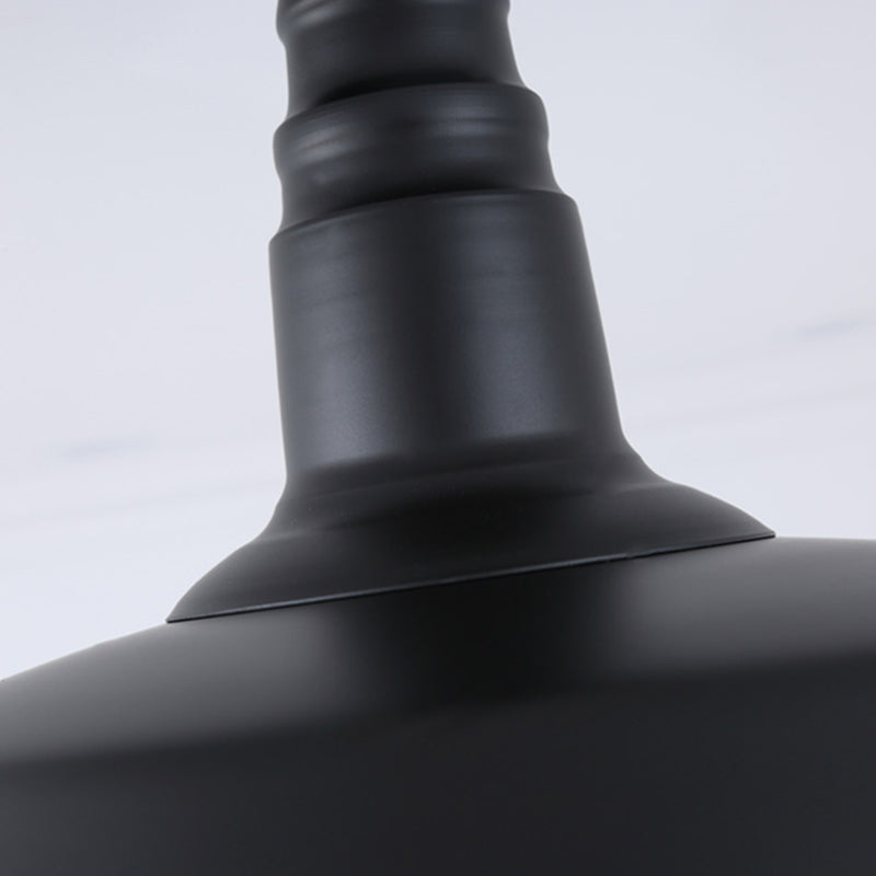 Plafoniera da portico a forma di fienile, retrò, industriale, in metallo, a 1 luce, a semi-incasso