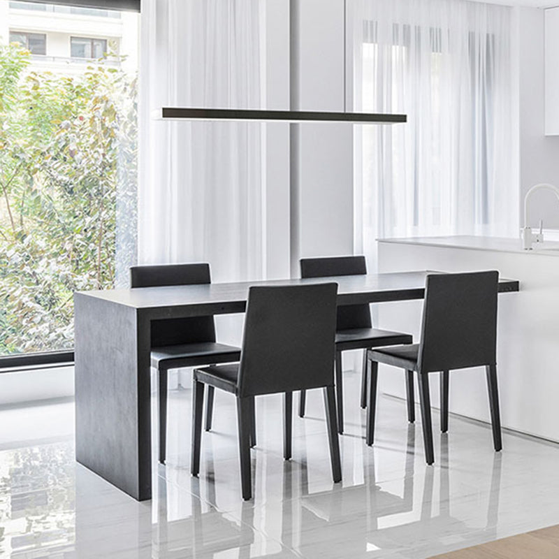 LED RECTANGE ISLAND LIGHT DIMPLE MODERN MODERN PENDANT LAMPE POUR SALLE DE DINSAGE