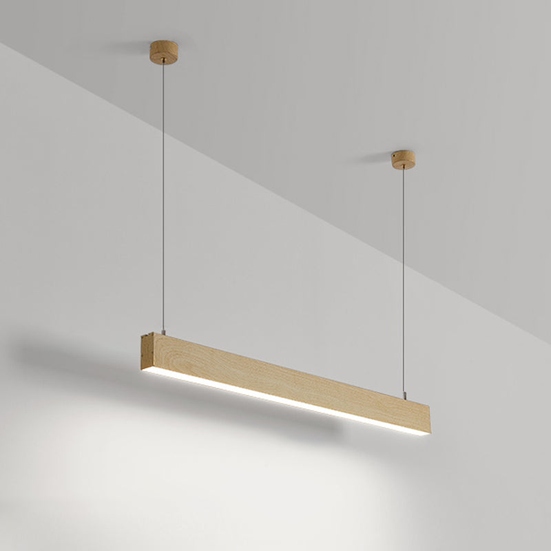 Linear Chandelier Light Contemporary Aluminum Island Chandelier with Acrylic Shade