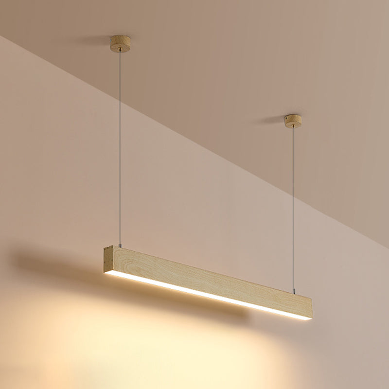 Lustre lustre linéaire lustre de l'île en aluminium contemporain avec une teinte acrylique