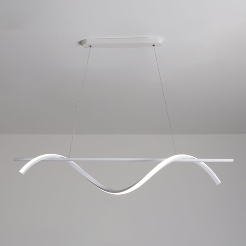 Lineaire kroonluchter eiland kroonluchter licht moderne metalen kroonluchter verlichtingsarmaturen