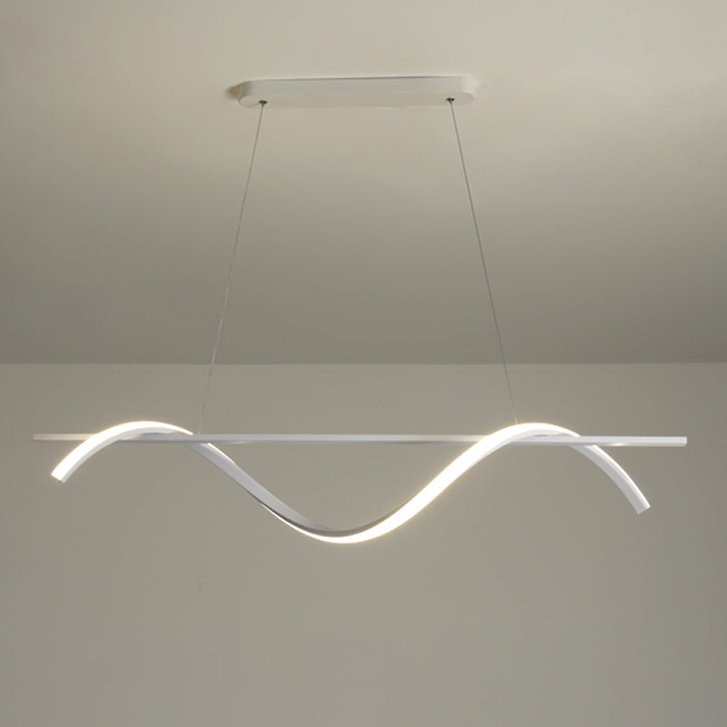 Lineaire kroonluchter eiland kroonluchter licht moderne metalen kroonluchter verlichtingsarmaturen