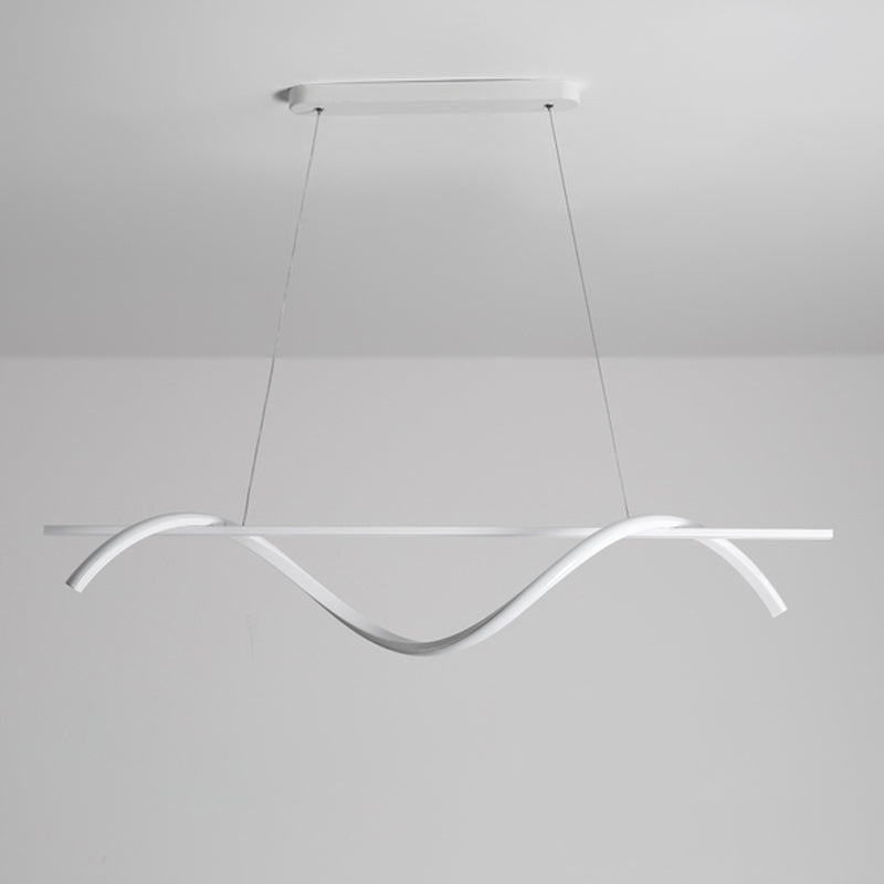 Lineaire kroonluchter eiland kroonluchter licht moderne metalen kroonluchter verlichtingsarmaturen