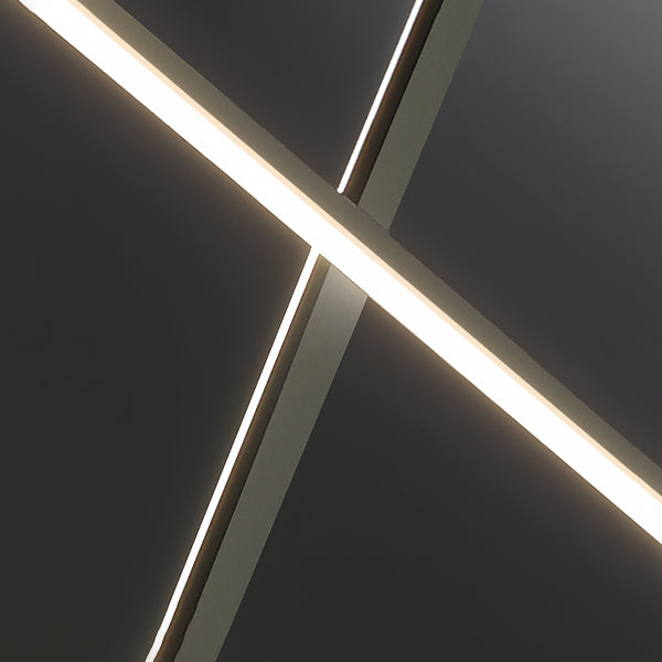 Modern lineair eiland plafondlicht metalen kroonluchter verlichtingsarmaturen met acrylschaduw