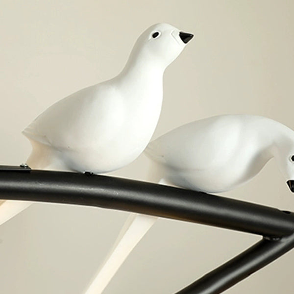 Idee per illuminazione dell'isola sfera a 4 luci il lampadario di vetro contemporaneo