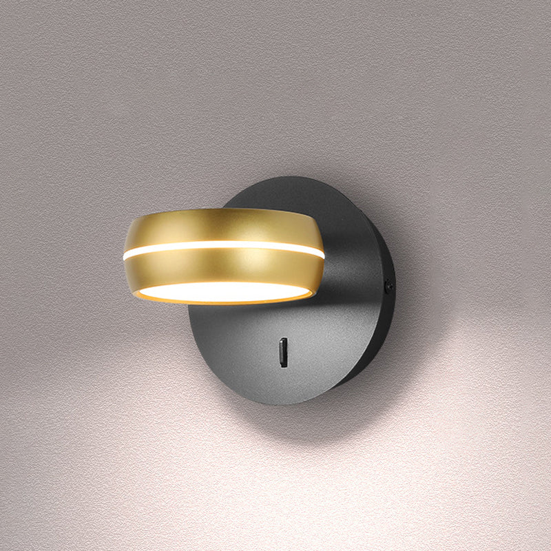 Luces de apliques de pared de tambor de estilo contemporáneo 1 Luz LED LIGHTIVE