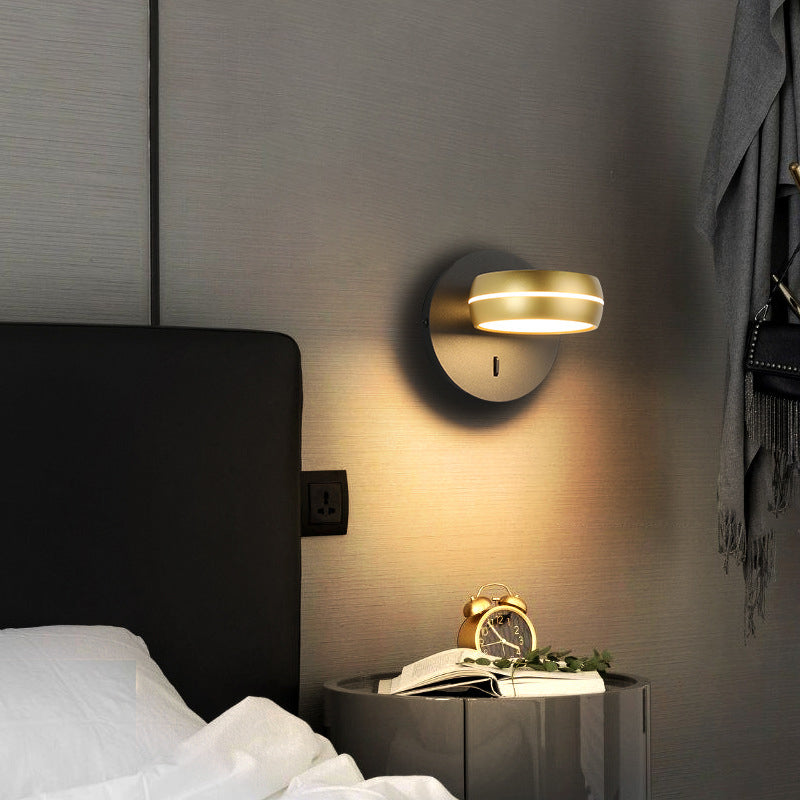 Luces de apliques de pared de tambor de estilo contemporáneo 1 Luz LED LIGHTIVE