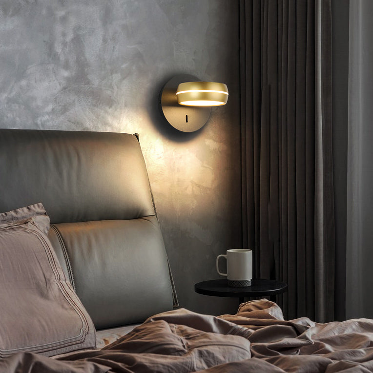 Luces de apliques de pared de tambor de estilo contemporáneo 1 Luz LED LIGHTIVE