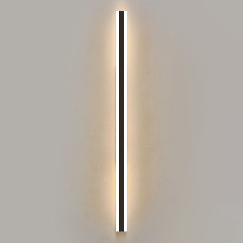Luces de apliques de pared lineal contemporánea 1 Light Light Light Accesorio con sombra acrílica