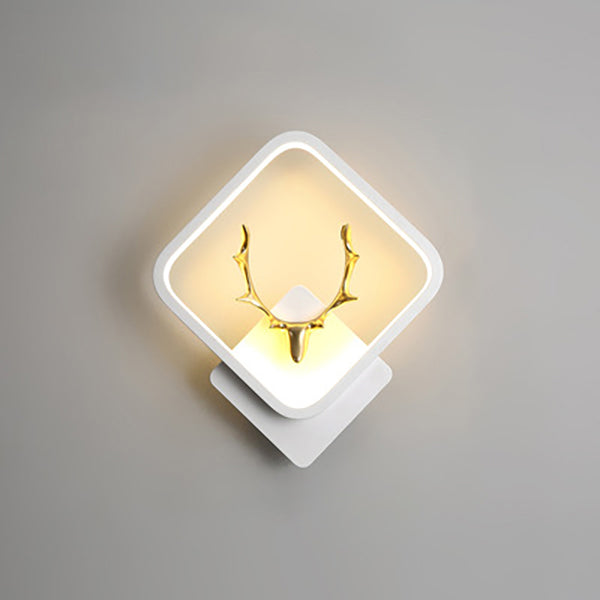 Light metal a parete geometrica contemporanea in metallo 1 lampada a LED LAD