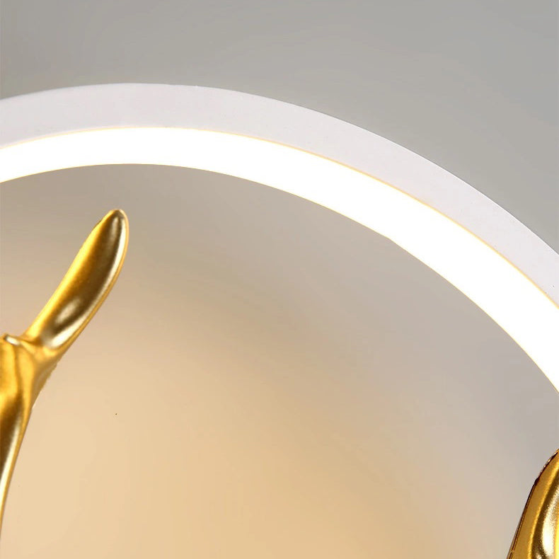 Light metal a parete geometrica contemporanea in metallo 1 lampada a LED LAD