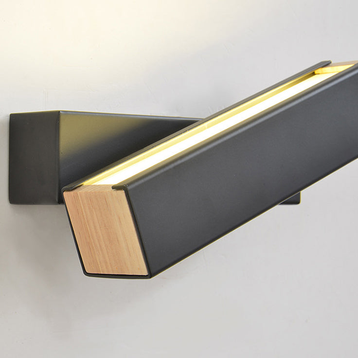 Luz de la pared de la pared de sombra cuadrada simple de luz simple iluminación de pared de metal de estilo simple