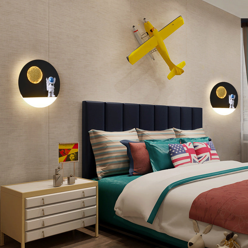 GEOMETRIC HADE SCONCE SCONCE STYE METAL METAL 1 SCONCI LIGHT, SAPI con decorazione