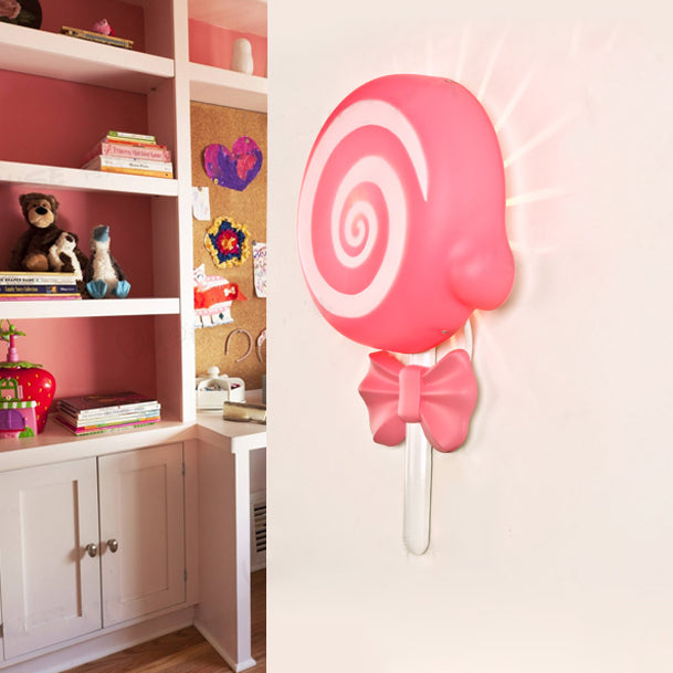 Ombra unica tonalità a parete a parete a parete per bambini in stile muro di plastica lampada da parete