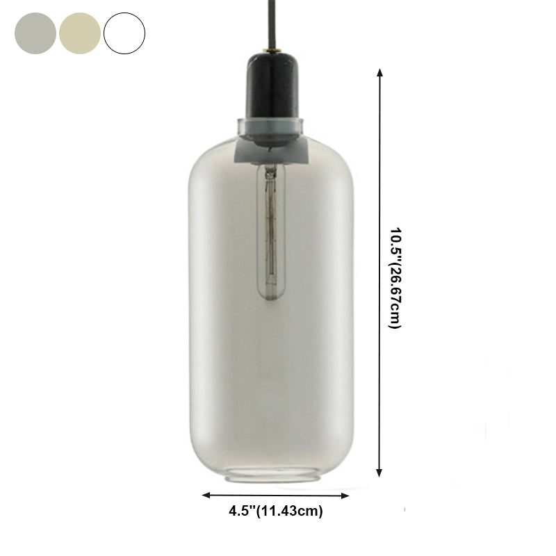 Moderner künstlerischer Stil Single Hanging Lampe Marmor Geometrische Anhänger Licht mit Glasschatten