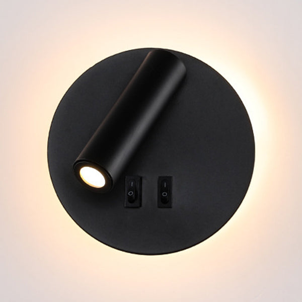 Eigentijdse metalen wand sconce led wand gemonteerd licht voor studieruimte bed