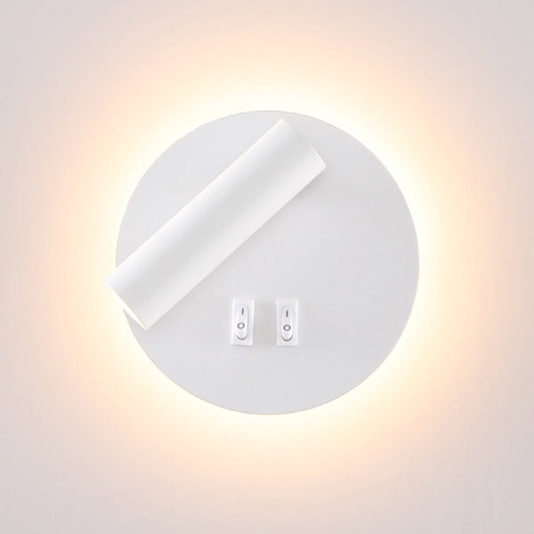 Eigentijdse metalen wand sconce led wand gemonteerd licht voor studieruimte bed